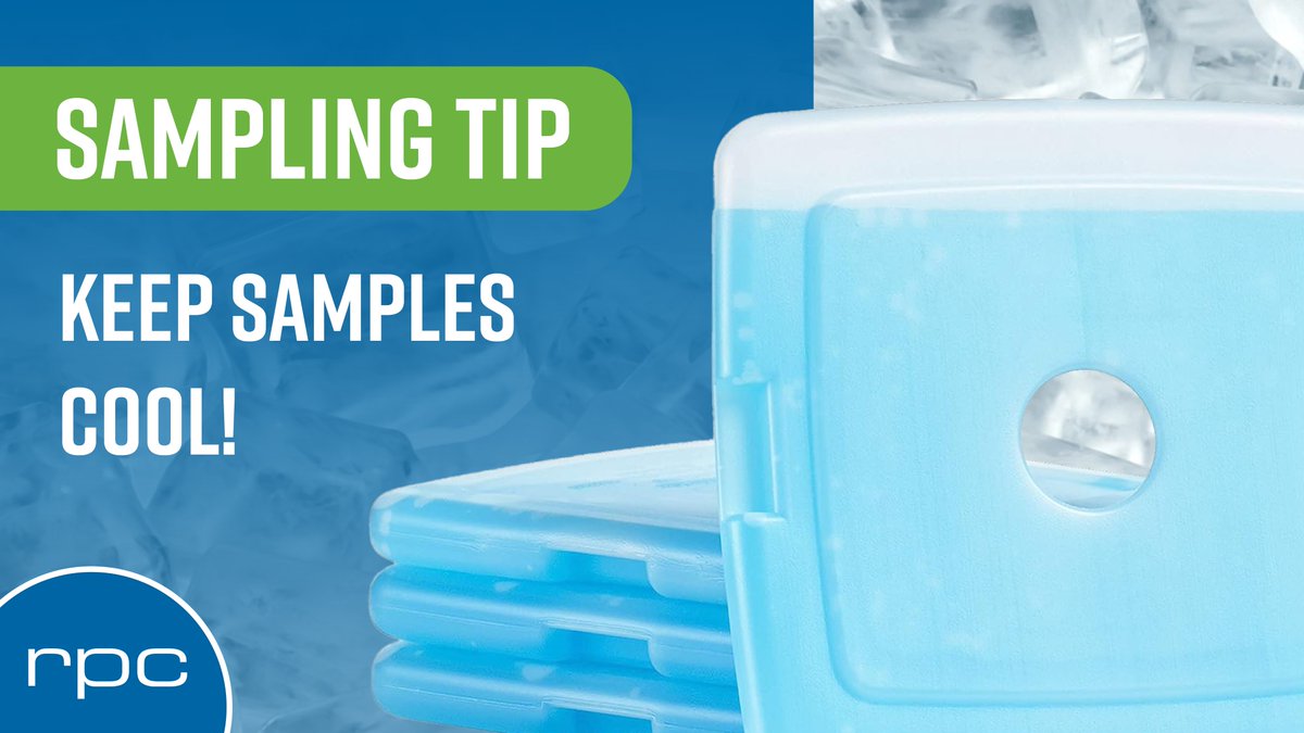 Remember to keep #watersamples cool immediately after collection to ensure sample integrity. If storing overnight, keep refrigerated. If shipping to the lab, add enough ice packs to maintain a chilled temperature. Ensure samples do not freeze and arrive in a timely manner.