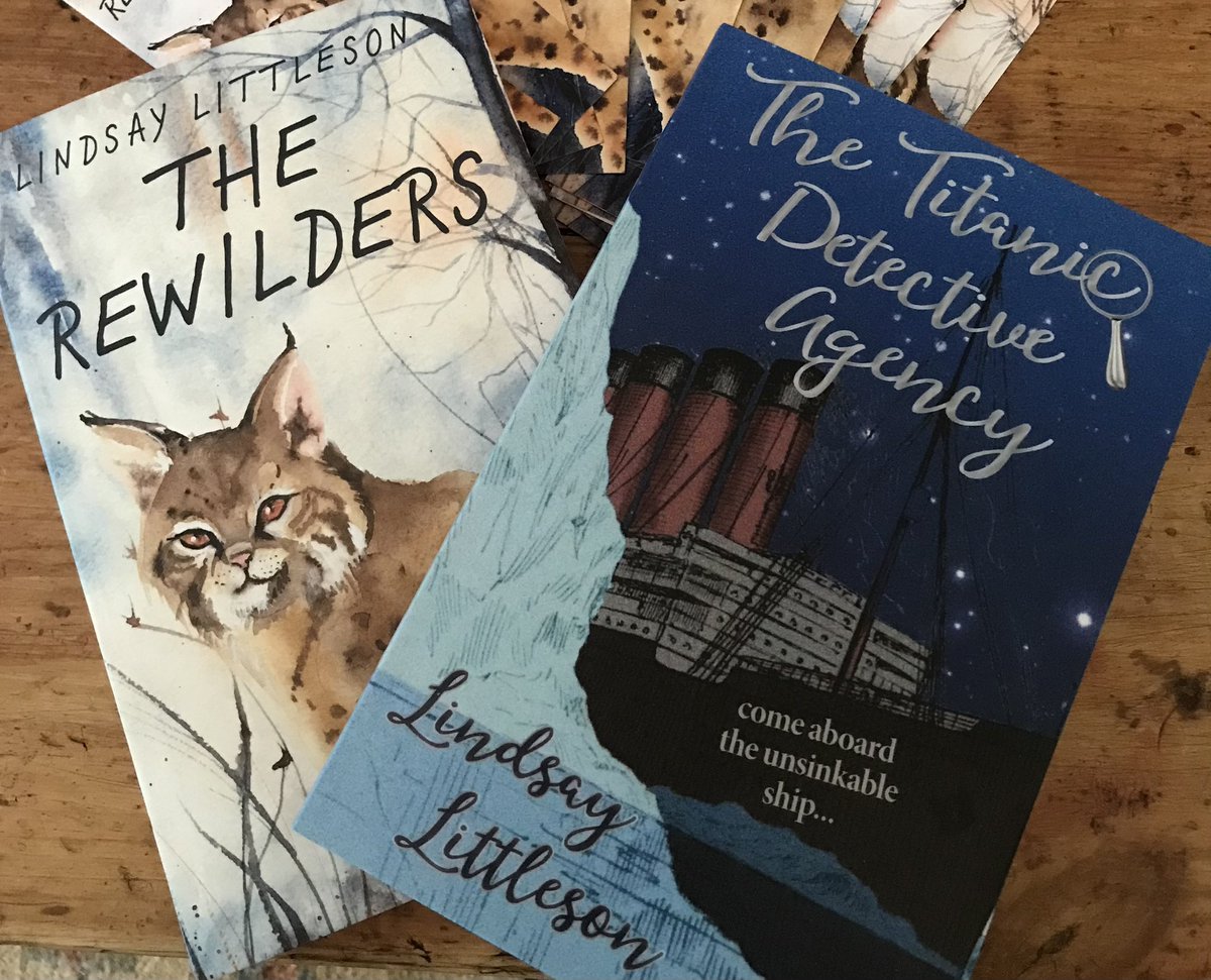 On #BookLoversDay, I’m doing a #Giveaway. One  randomly picked winner in the UK will receive a signed copy of The Titanic Detective Agency and The Rewilders, a bar of chocolate and a class set of Euro Spies bookmarks. Like, follow &amp; RT by 10pm on Mon 14th Aug! #BookGiveaway #win