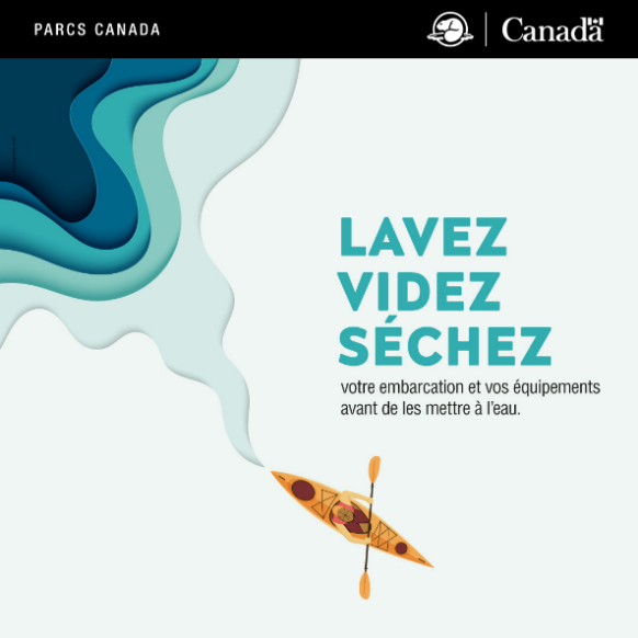 CRE04's tweet photo. 🛶 𝗡𝗲 𝗹𝗲𝘀 𝗹𝗮𝗶𝘀𝘀𝗲𝘇 𝗽𝗮𝘀 𝗺𝗼𝗻𝘁𝗲𝗿 𝗮̀ 𝗯𝗼𝗿𝗱! Assurez-vous de laver, vider et sécher vos embarcations et vos équipements 🚣‍♂️ 𝗔𝗩𝗔𝗡𝗧 de venir naviguer au parc pour éviter la propagation des #espècesexotiquesenvahissantes. https://t.co/5orqMidlHU