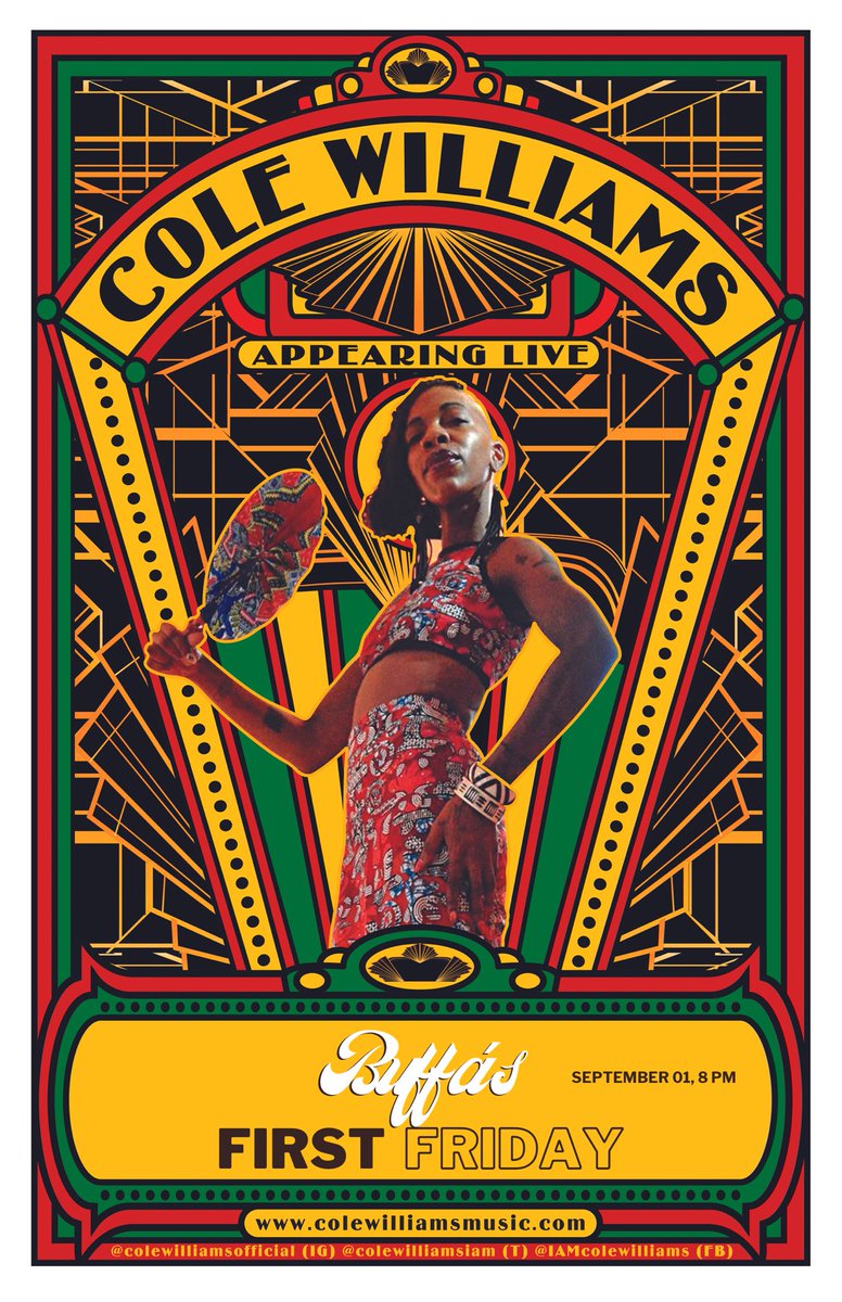 thatsmyww's tweet photo. Cole Williams First Friday in New Orleans ✨🎶📢

Humanitarians I’m bringing my Music and Action to Buffa’s every First Friday. See you on September 1st🎙️

#firstfriday #colewilliams #neworleans #music #soulmusic #messagemusic #givepowertothepeople #RP https://t.co/qNOkh6T3er