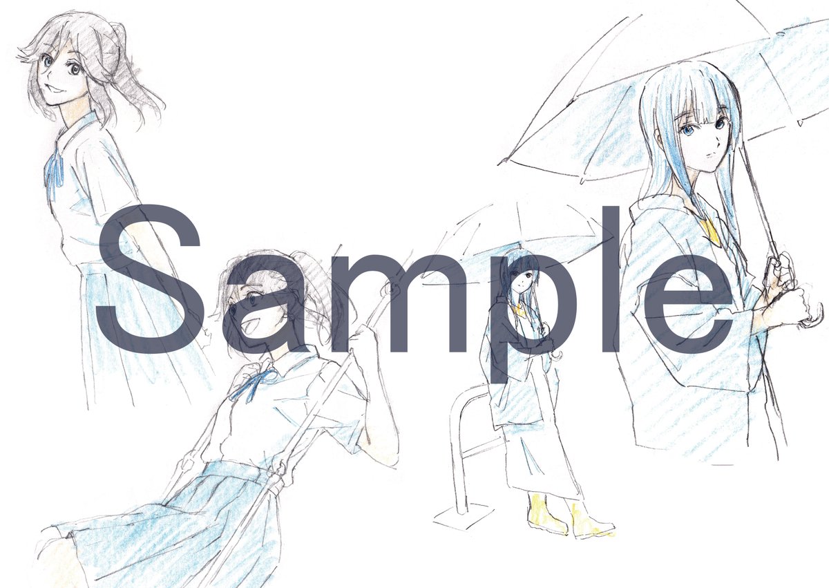 新刊の表紙とサンプルです
内容はラフ画集になります。ネット上にUPしてない絵としている絵色々です。 