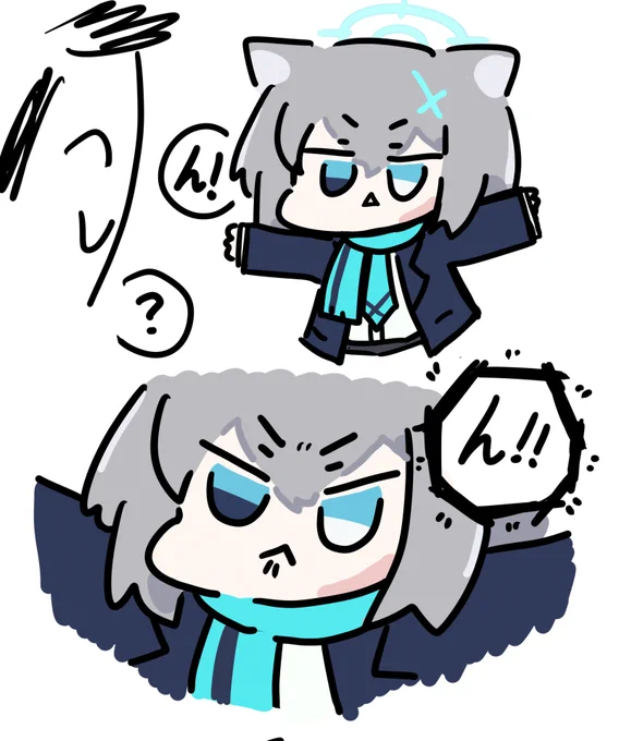 ん、先生。ハグの日。
#ブルアカ 