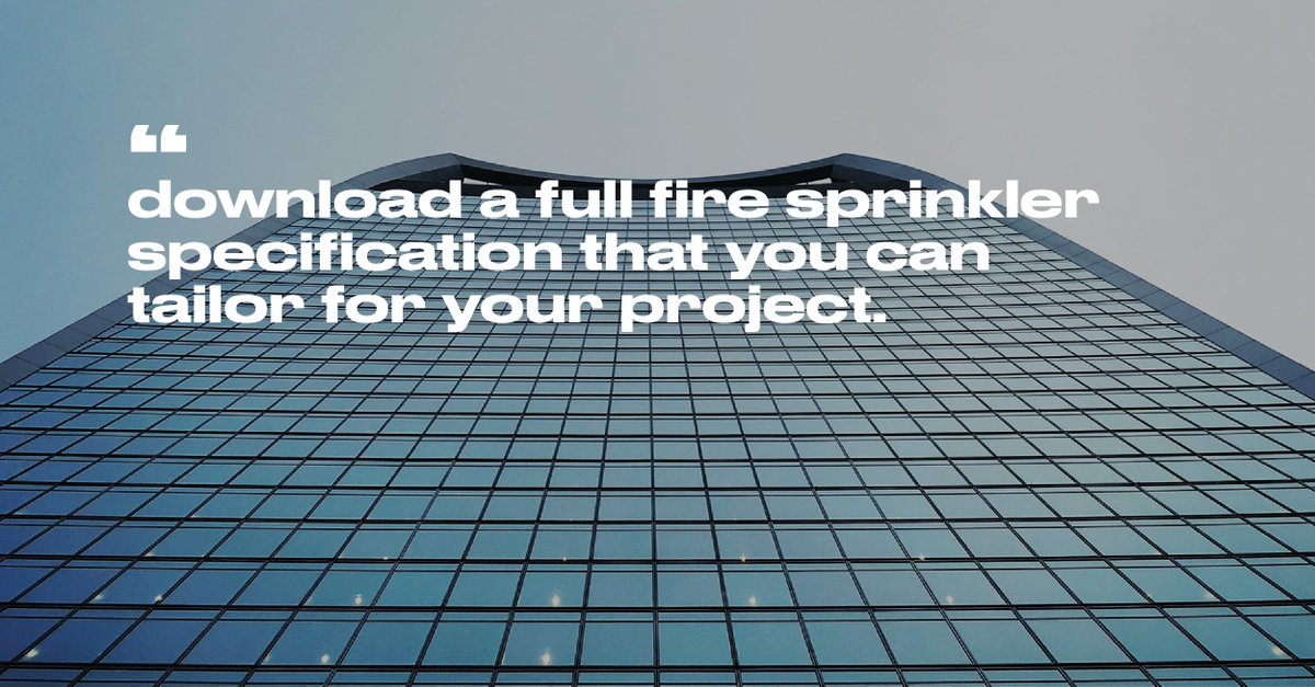 project__fire's tweet image. We work with some of the top #consultants, #architects and #propertydevelopers around the world to help deliver projects with safer, more integrated #firesafety systems. Download full project #sprinkler specifications here - buff.ly/3n64c60