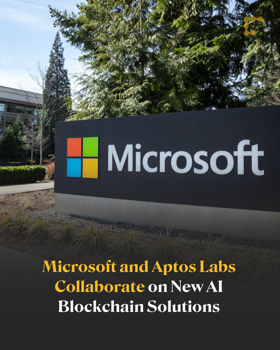 .@Microsoft and @Aptos_Network are forging a groundbreaking partnership, leveraging AI and blockchain to democratize Web3. The Aptos token $APT surged about 15% to $7.70 on the announcement. coindesk.com/web3/2023/08/0…