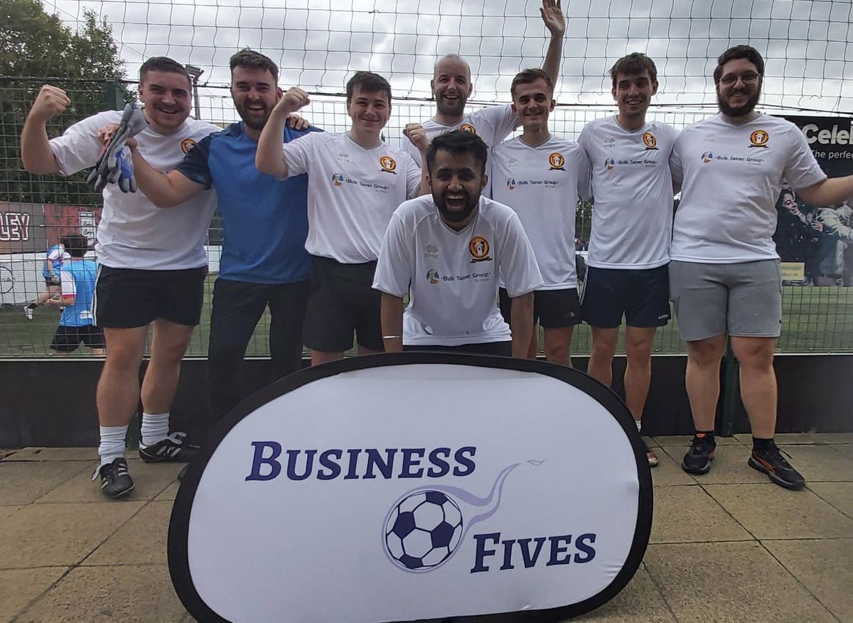 BusinessFives's tweet photo. Welcome @BulkTainer to our #biz5s event in Tees Valley! 

Good luck to the team playing in support of @CR_UK ⚽️ 

#belfast #charity #networking https://t.co/ASoLBTUfpn