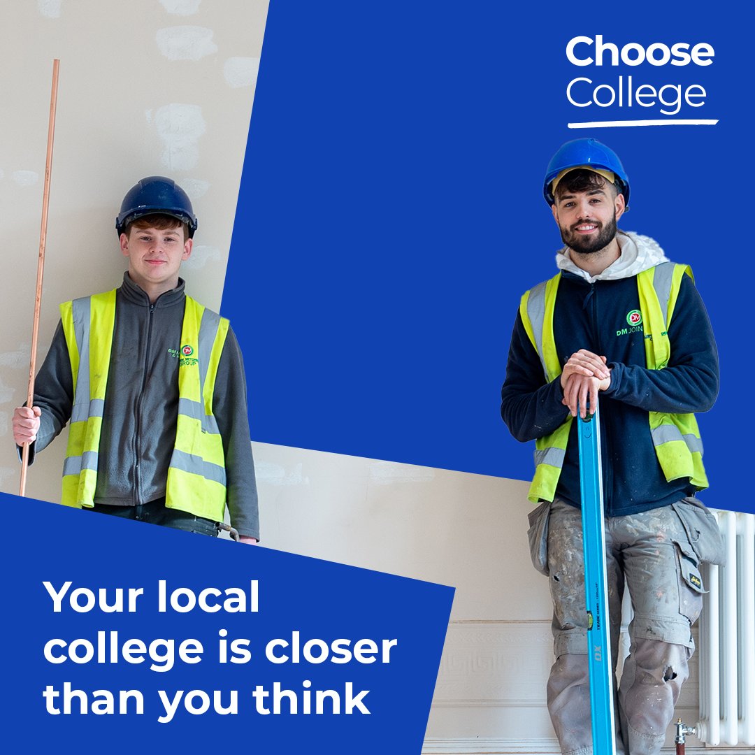 We know thinking about your young persons future can be daunting - it doesn't have to be! Real-life work experience and formal qualifications can be gained at a college near you!🏫 #ChooseCollege 💙 Find out why college is the right option for them👇 cdn.ac.uk/choose-college/