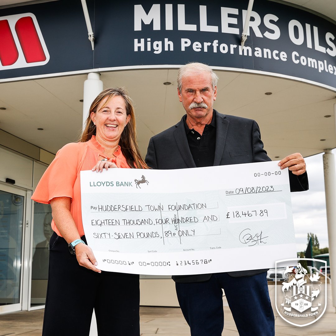 htafc's tweet photo. We are delighted to announce that Pedal For Pounds raised £7️⃣3️⃣,8️⃣7️⃣1️⃣.5️⃣7️⃣ in total, giving four amazing charities £1️⃣8️⃣,4️⃣6️⃣7️⃣.8️⃣9️⃣ each!
The funds will benefit @htafcfoundation, @ruddisretreat, @YorkshireAirAmb and @AndysManClubUK 💙
🗣️ Comments from Andy Booth ⤵️
#htafc