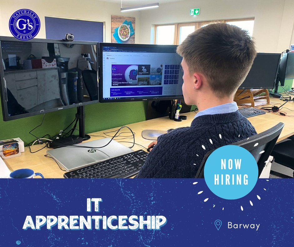 G's Fresh Recruitment (@gsfreshrecruit1) on Twitter photo ๐จโ๐ปWe have a fantastic opportunity for an IT Apprentice to join our team at our head office in Barway, near Ely. Your learning will focus on installing and configuring computer systems, diagnosing faults, and solving technical and application problems.๐ฅ๏ธ โcareers.gs-fresh.com/job/425931 ๐จโ๐ปWe have a fantastic opportunity for an IT Apprentice to join our team at our head office in Barway, near Ely. Your learning will focus on installing and configuring computer systems, diagnosing faults, and solving technical and application problems.๐ฅ๏ธ โcareers.gs-fresh.com/job/425931