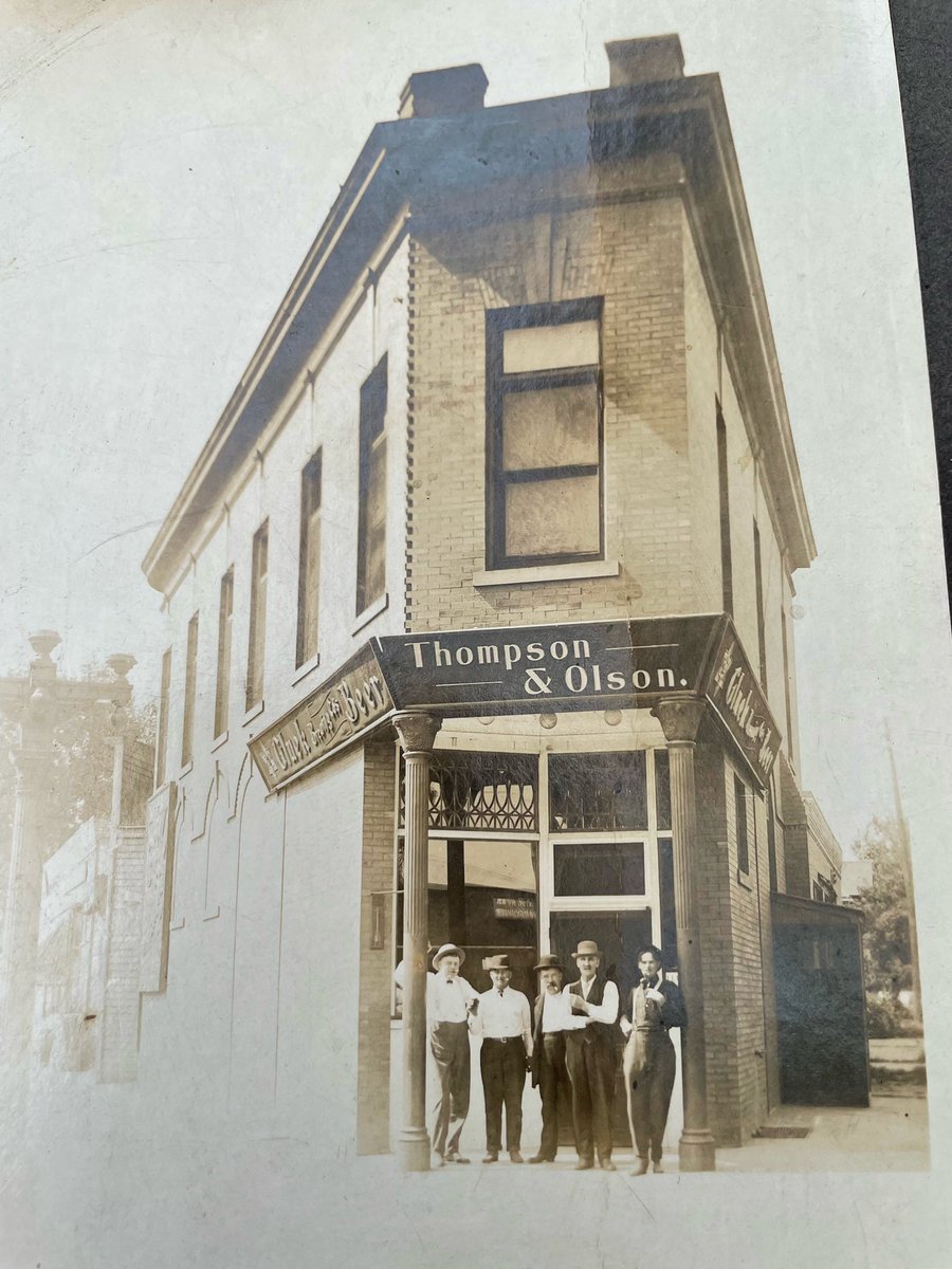 Thompson &amp; Olson Saloon, date unknown. Now Otter’s Saloon.