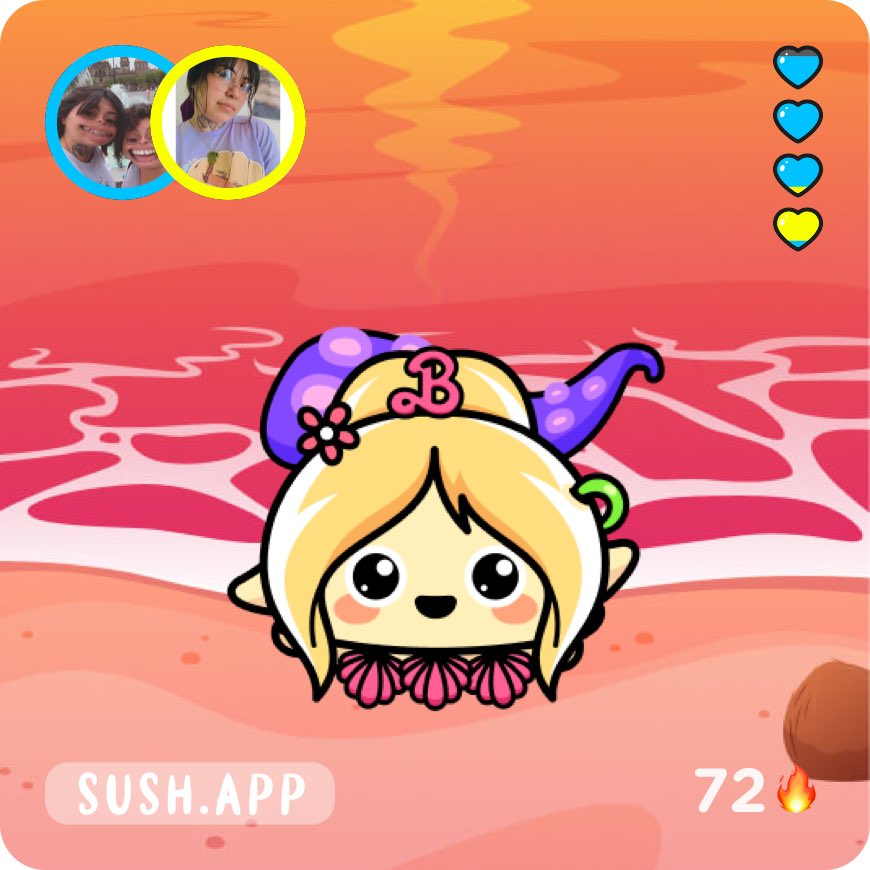 brendislee76's tweet photo. Check out this little creature I'm raising on SUSH! https://t.co/spQW34HkaP ⁦@sush_app⁩ #barbie https://t.co/FrI1c9wRyK