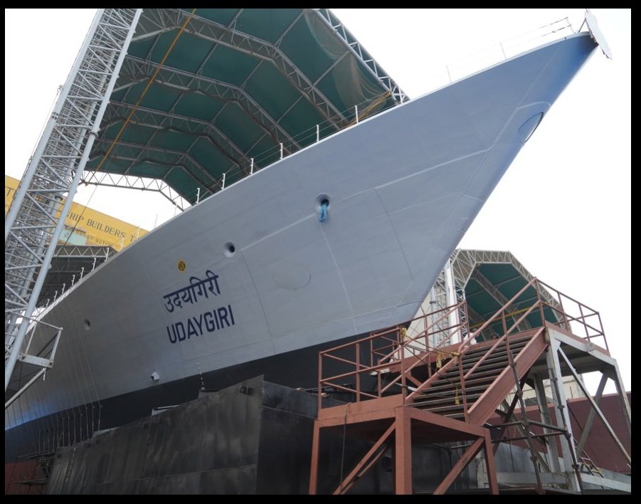 RAFIndia_'s tweet photo. GRSE launched its first vessel under Project 17A, Himgiri, in December 2020 &amp; 2nd vessel Dunagiri in July 2022.Till now, a total of 5 Nilgiri-Class frigates have been launched under the project, 3 from Mazagon Dock Limited (MDL) and 2 from GRSE.(2/n) https://t.co/8MVs23axnV