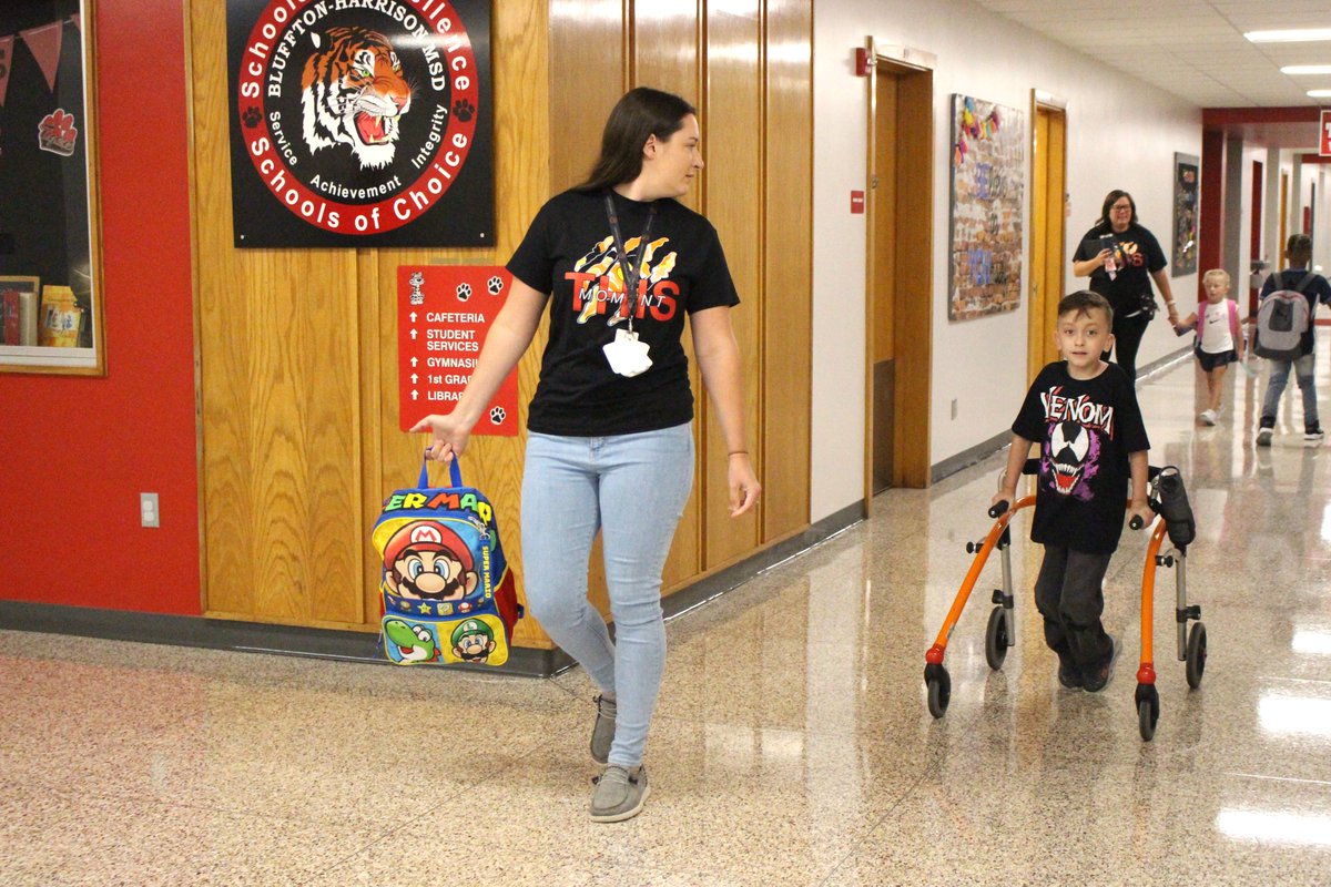 BHMSDnews's tweet photo. The 2023-2024 school year is officially in session for the Bluffton Tigers! #BHMSD #oneBluffton #Back2BHMSD https://t.co/MpokEiXLod