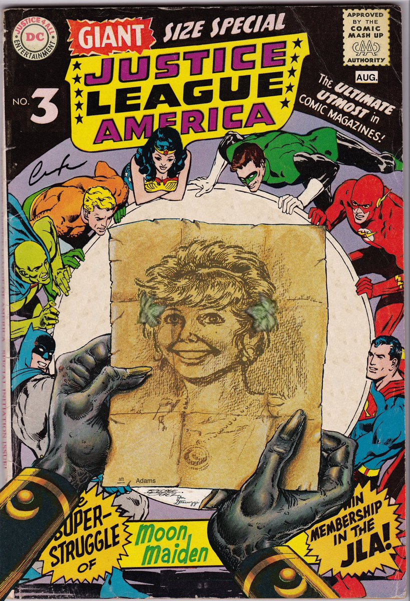 ChuckBrouilette's tweet photo. #onThisDay in 2000 #MoonMaiden debuted in #JLA #GiantSizeSpecial #comics #3 #AFewDaysAfter #TheSentry @Marvel @DCOfficial introduced their own #retconnedForgottenTeamMember w #gravityPowers #LauraKlein #infantBornOnTheMoon to #AncientRomanOutpost &adopted by an #AmericanAstronaut https://t.co/DTDwDkLFRC