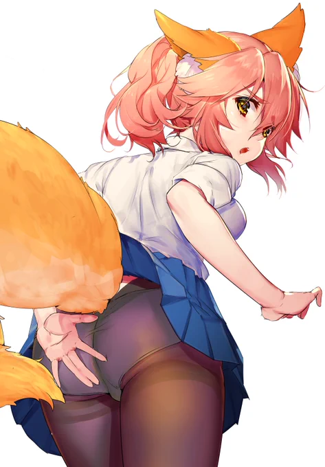 【Fate】JK玉藻ちゃん  #Fate #玉藻の前