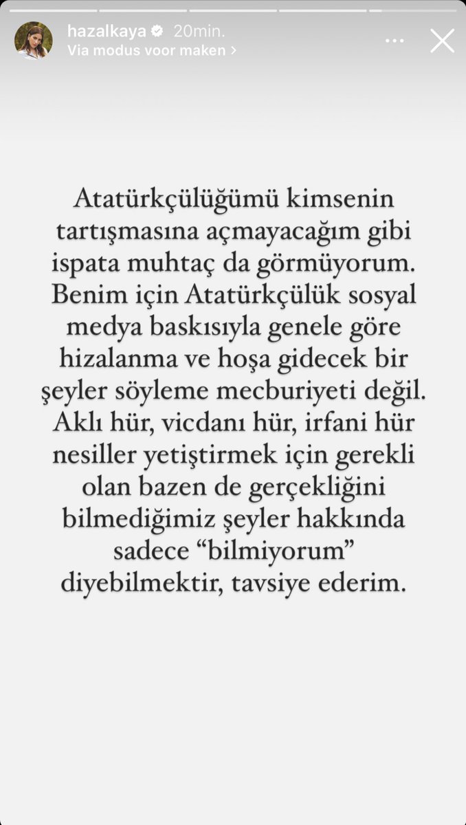 “Bunun dışında bir bilgi sahibi olmadığım için fikir sahibiymiş gibi yapamam.” 💥📌 #hazalkaya