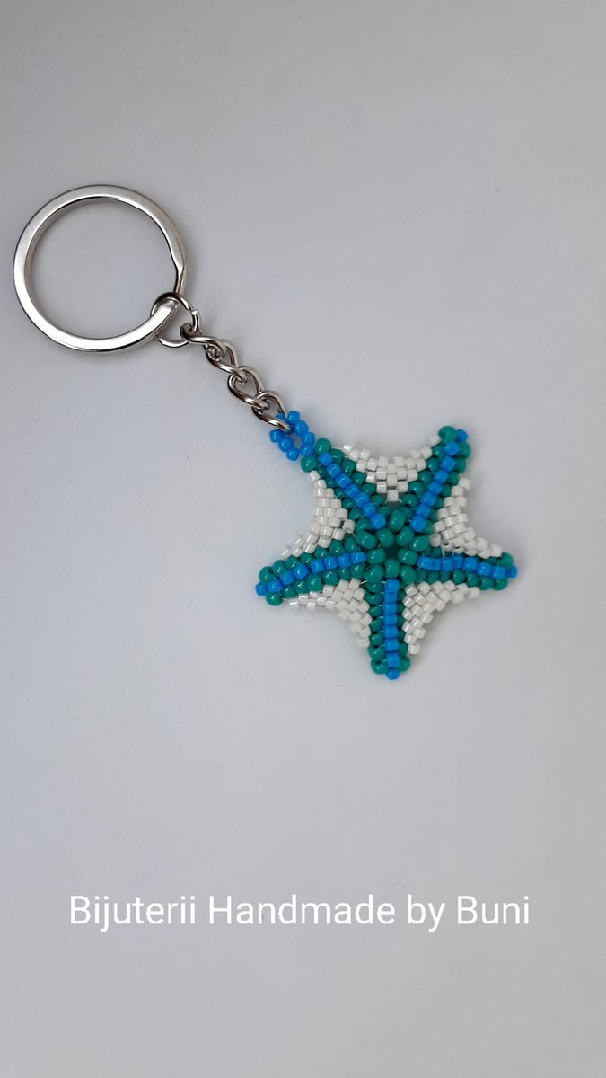 The Beaded Starfish can shine as a pendant, earrings, necklace, or any jewel you dream of. Explore how to craft your own Starfish Keychain through my tutorial 👉👉👉  youtu.be/FzY2nRaB_vMand and show me your creation! #HandmadeByBuni #JewelryTutorial #BeadedStarfishKeychain 🌟📿