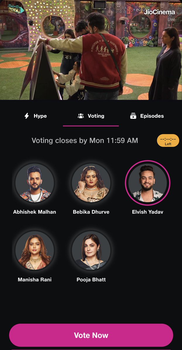 ShubhamTharwani's tweet photo. FINALE VOTING STARTED.

VOTING KA SYSTUMM HANG KARNE KA ASLI TIME AA GAYA HAI. ❤️🔥💪

Common #ElvishArmy lets show our power. Sabka bhram tutega, Is baar WILD CARD hi jitega. 🔥

Go vote now as much as you can. 🔥
#ElvishYadav #BiggBossOTT2 https://t.co/lGz9KuqfHl