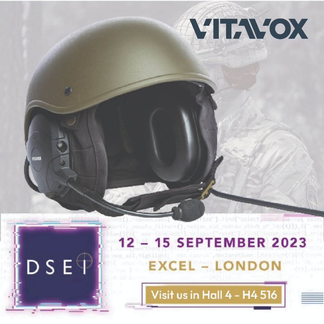 Our V50 Active Noise Reduction Headset system provides class leading protection against high vehicular noise.  Visit our stand at #DSEI2023, H4-516 and one of the team will explain more.
#britisharmy #makeukdefence