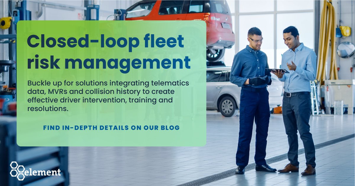 New blog: Identify #fleet goals and policies to improve performance with closed-loop #riskmanagement.

You could reduce up to 29% of collision rates with @ElementFleet's DriverCare.

Discover details ↓

#fleetmanagement #fleetsafety #ElementDrivesResults bit.ly/47rSZie