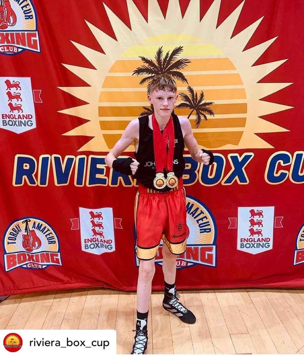 Posted @withregram • @riviera_box_cup Double Champ from Tameside Elite ABC @jackhatton08 

#boxing #boxinggym #rivieraboxcup #englandboxing #champion #boxingmotivation #boxingmatch #boxingring #boxingclips #doublechamp #champchamp #gold #goldwinner #goldwin #winning #gymlife