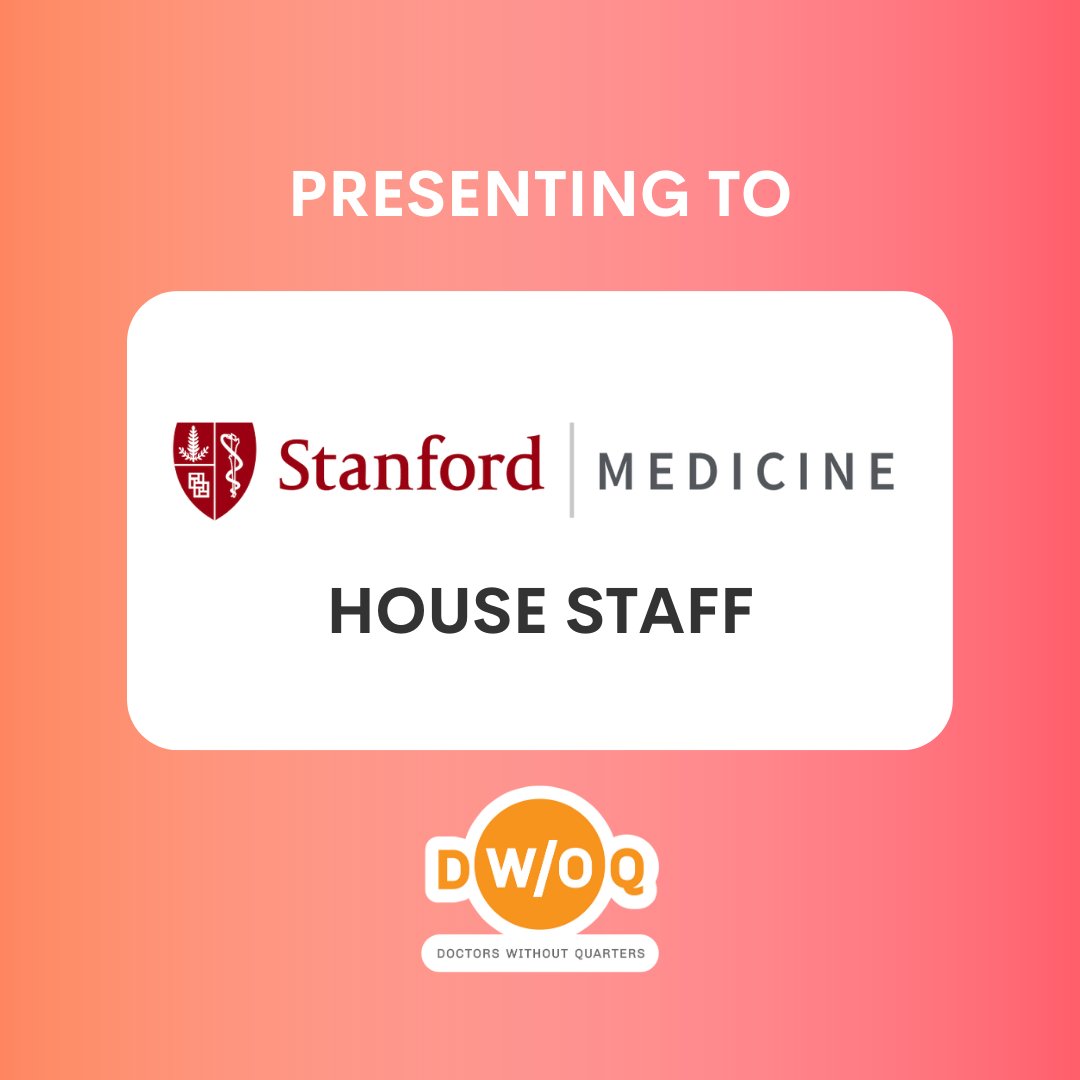 docswoquarters's tweet photo. We are excited to present to @StanfordMed house staff today! https://t.co/NB0J3zchXR