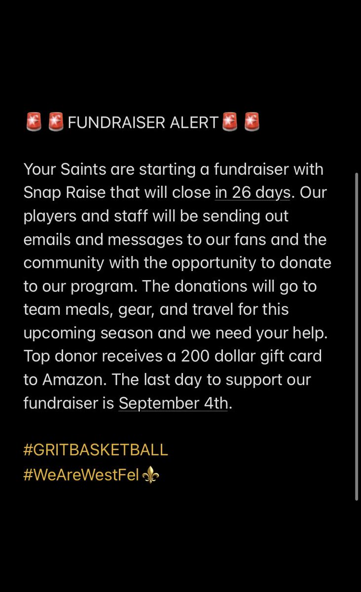 WestFelBBall's tweet photo. #GRITBASKETBALL 
#WeAreWestFel⚜️ https://t.co/HNa2oWEFG3