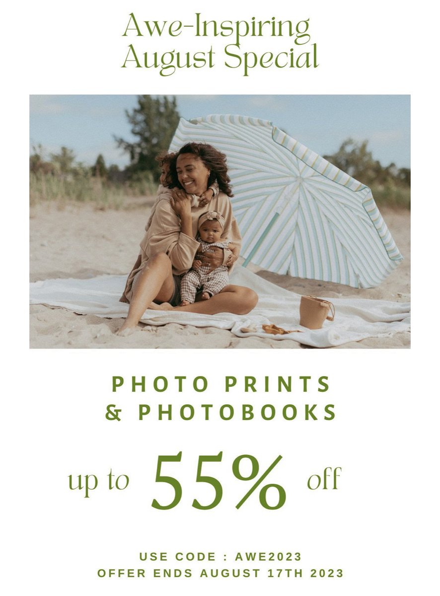 Embrace the last summer breezes with Pikto's August Special! Save up to 55% on photo books and prints, capturing your best moments in vivid detail. 📸☀️ #SummerSavings #MemoriesInPrint 

pikto.com/ca/specials.ht…