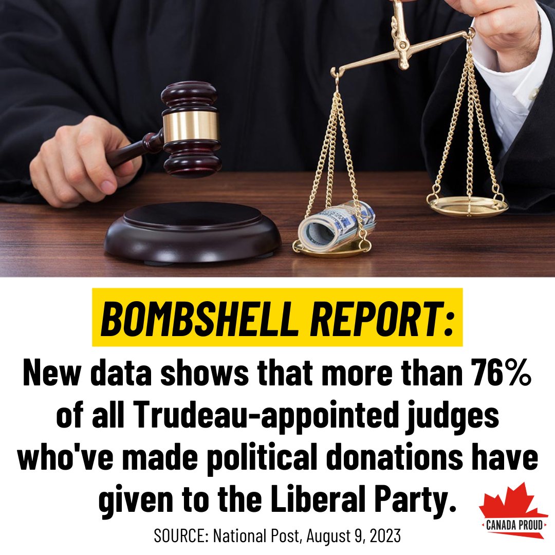 Canadians deserve judges who will put the public over partisan interests.

1/6 🧵