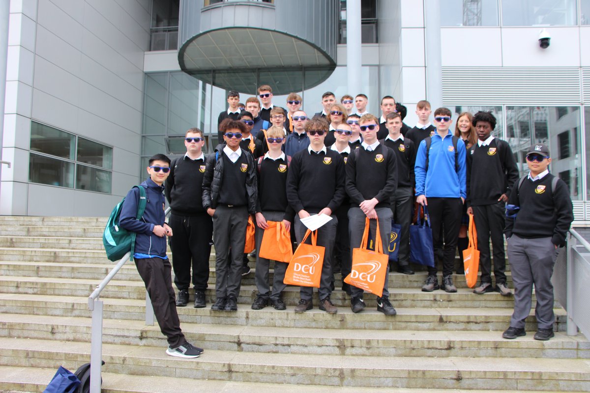 BrilliantCFES's tweet photo. CFES Scholars from @Balbriggan_CC embark on an exhilarating college tour. Exploring Dublin City University &amp; Cavan Institute, meeting inspiring professors, and envisioning their future, these exceptional students are ready to conquer the world! #DreamingBig https://t.co/7EqSzKQffG