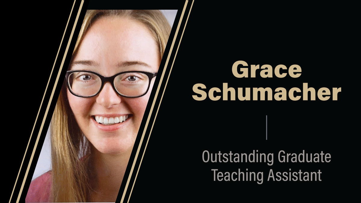 Purdue Biological Sciences (@purduebiolsci) on Twitter photo Grace Schumacher is the recipient of the Outstanding Graduate Teaching Assistant Award, recognizing her TA work for a graduate career's worth of courses in #biology
<a href="/PurdueScience/">Purdue Science</a> @lifeatpurdue #purdue #science #gradstudent Grace Schumacher is the recipient of the Outstanding Graduate Teaching Assistant Award, recognizing her TA work for a graduate career's worth of courses in #biology
<a href="/PurdueScience/">Purdue Science</a> @lifeatpurdue #purdue #science #gradstudent