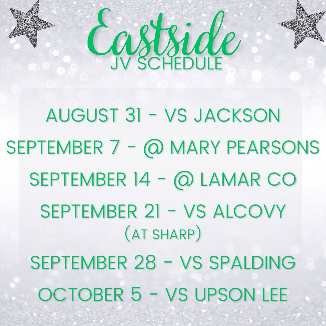 EastsideHSCheer's tweet photo. Come out and support us at our games/competitions this season! We are so excited for this season! Come see our hard work pay off 💚
.
.
.
.
#ehscheer #hscheer  #goeagles #cheerleading #varsitycheer #spiritcheer #jvcheer #competitioncheer https://t.co/4OwccggKnc