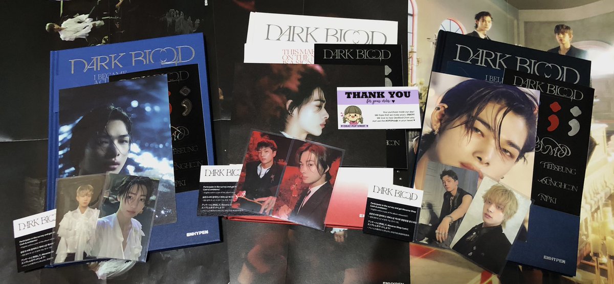 ennaa_lei's tweet photo. 💌#ennamails
Thank you so much @Okaypopst, Dark blood album set arrived safely! Thank you vv much for packing it securely and for the smooth transaction🫶
✉️#OPSproofs https://t.co/piAYTIPMz3