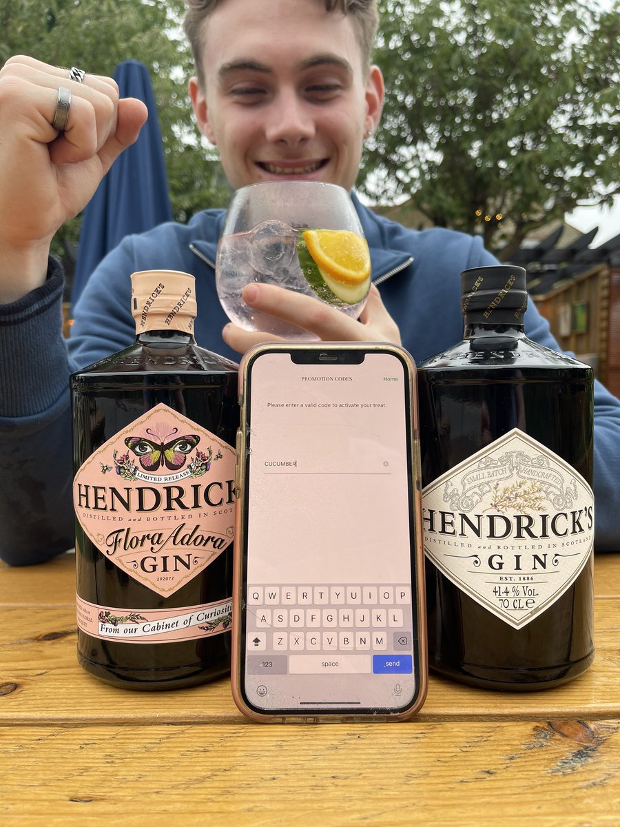 Everybody shout CUCUMBER! 🥒

For #curiousrefreshmentweek you can claim a complimentary Hendrick’s & premium tonic or Hendrick’s Flora Adora + raspberry & orange blossom soda when you order using the special promo code: “CUCUMBER” through the #youngsontap app! 

#treatyourself