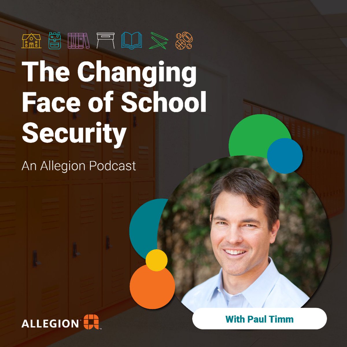 PASS Advisory Council member Paul Timm of @AllegionPlc has created a new podcast on the changing face of #schoolsecurity! Learn more and find podcast episodes featuring PASS experts and more here: passk12.org/events/ #securityindustry #K12security #schoolsafety