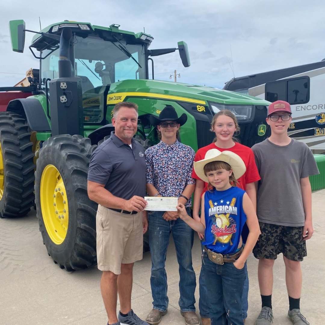 21CenturyEquip's tweet photo. It's Deuel County Fair week and we are proud to support the youth and community! 🍀💚 #21stCenturyEquipment #DeuelCountyFair #4H https://t.co/En8TB4qsKi