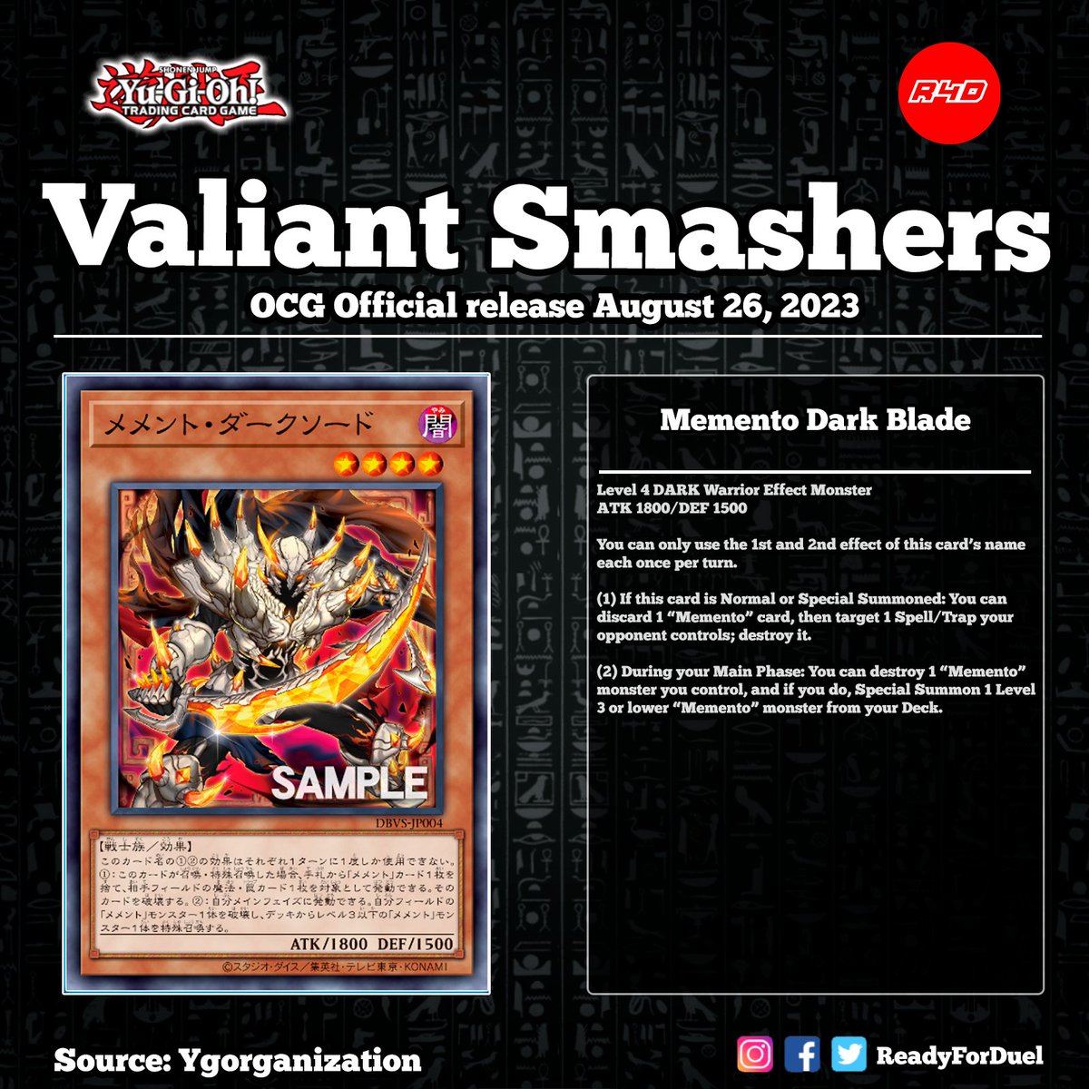 Memento Dark Blade! # #TCG #YuGiOh #MasterDuel