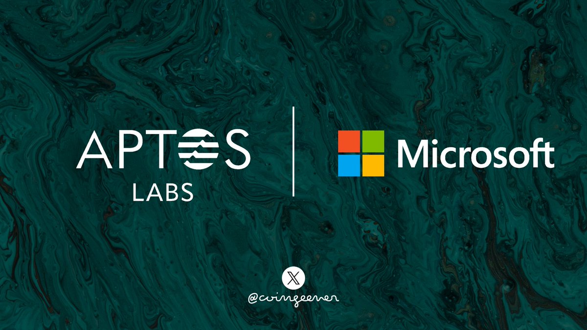 Aptos ve Microsoft web3 üzerinde, yapay zeka çalışmalarını desteklemek için ortaklıklarını duyurdular.  Aptos, tüm kripto ekosistemde öyle yada böyle kendine sağlam bir yer edinecek gibi duruyor.  Kripto için güzel bir haber. Tebrikler.
<a href="/Aptos_Network/">Aptos Network (has moved to Aptos!)</a>
<a href="/Microsoft/">Microsoft</a>