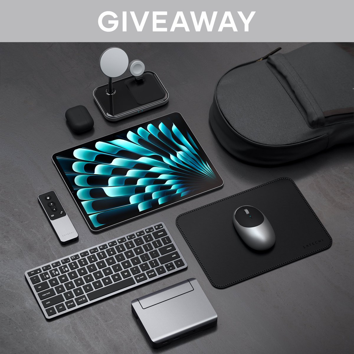 Satechi's tweet image. 📚 BACK TO SCHOOL GIVEAWAY 📚 Win a HUGE prize pack of Satechi tech essentials valued at $350+! Want in? 

Here's how to enter:

1. Retweet this tweet
2. Follow @Satechi
3. Tag your friends in the comments
4. Click the link below &amp;amp; submit contact info
gleam.io/KRnJQ/satechi-…