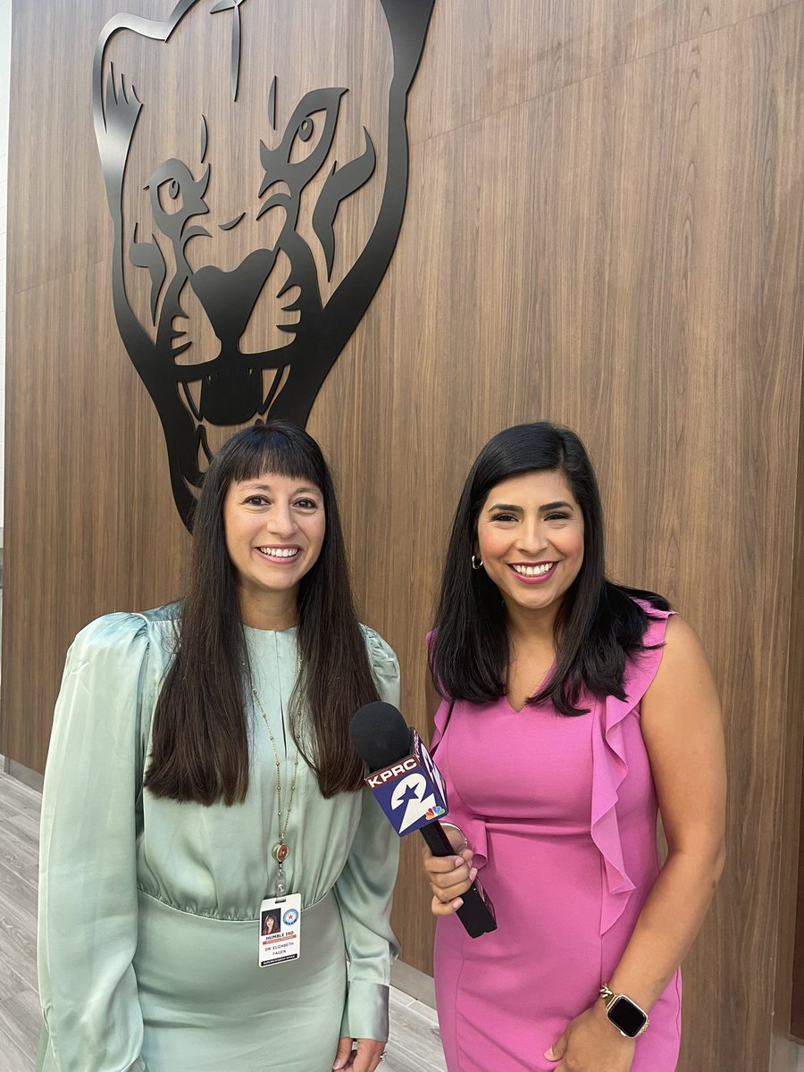 Thank you, KPRC Channel 2 and Cathy Hernandez, for covering Humble ISD’s First Day of 23-24 from beautiful Kingwood Middle School! #ShineALight #SendItOn #HumbleISDFamily