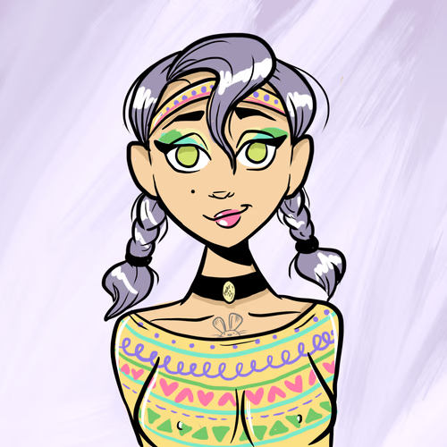 Presenting <a href="/MetaVixensNFT/">MetaVixens 💎💜</a> 159! ✨

Easter vix, my very first, very special to me 💜

#PFP #Polygon #MetaVixens