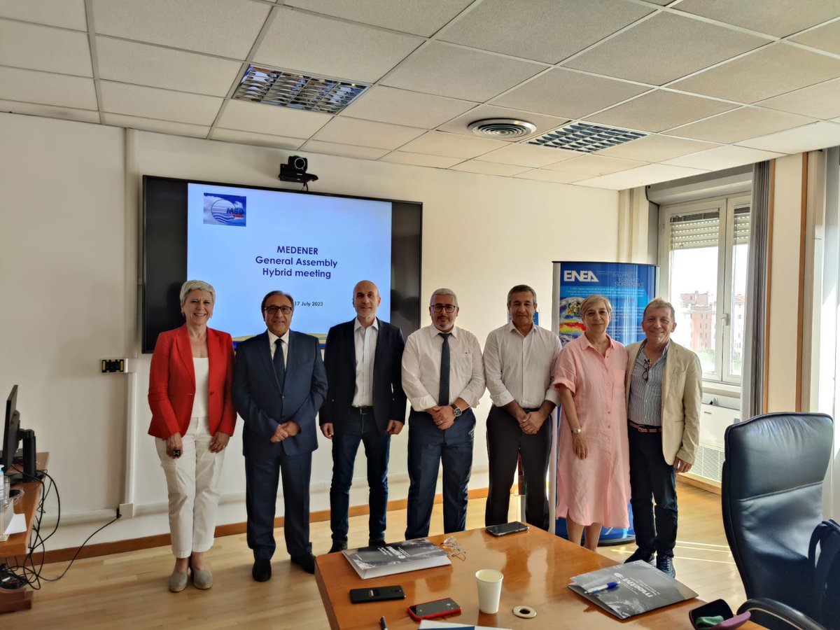 AlmeeLB's tweet photo. The General Assembly of MEDENER (Mediterranean Association of National Agencies for Energy Management) was held in Rome (Italy) last July 17, 2023, attended by Dr. Adel MOURTADA, Vice-President of ALMEE, who is a board member. 1/2
 @ContactMedener https://t.co/amdPW682Xo
