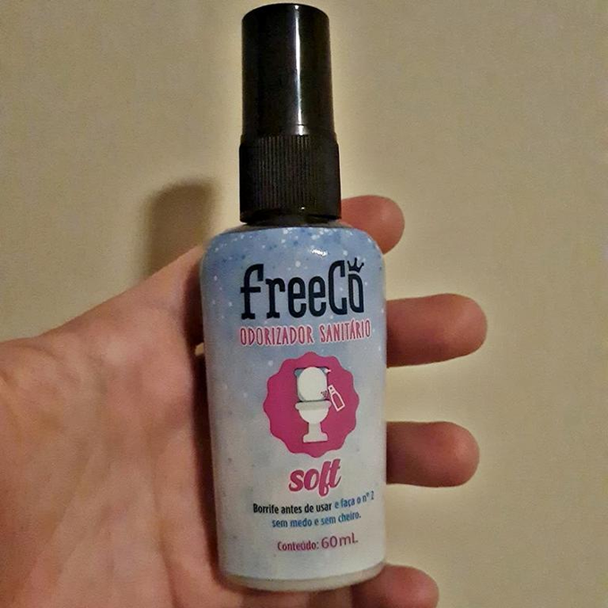 Bloqueador de Odores Sanitários Freecô Soft (Talco) – 60Ml