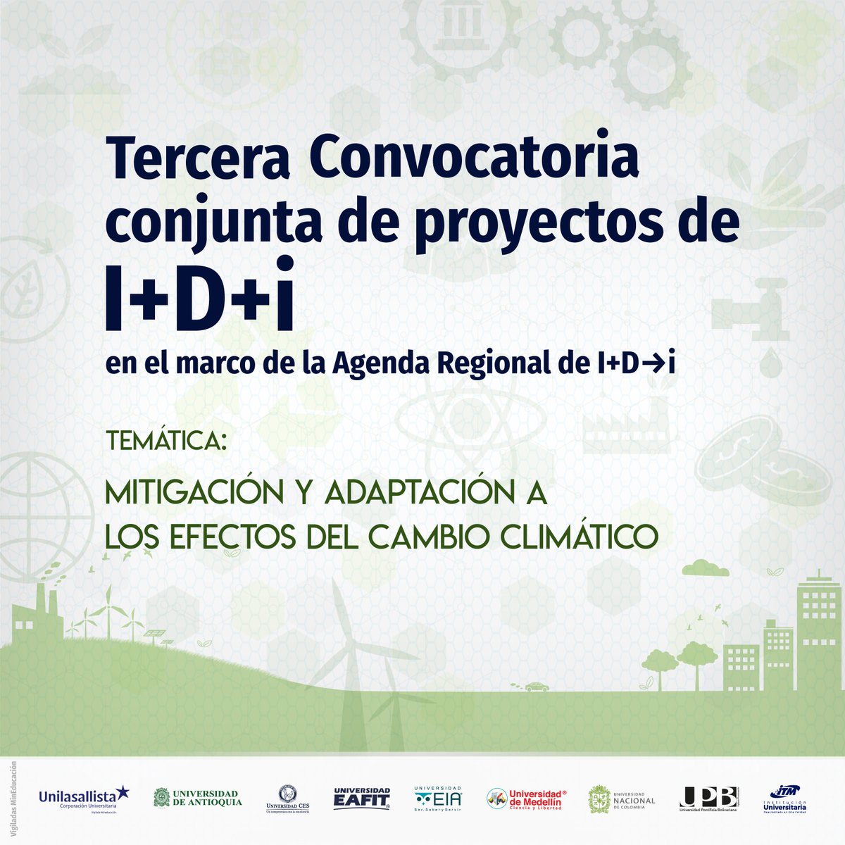 👩‍🏫#ProfeUdeA |  👀🔎 Buscamos profesores dispuestos a transformar nuestra región con proyectos de creación, investigación e innovación que aborden los desafíos urgentes para mitigar efectos del cambio climático en Antioquia.
📌 Conoce más en: bit.ly/3-Convocatoria…
#UdeACiencia