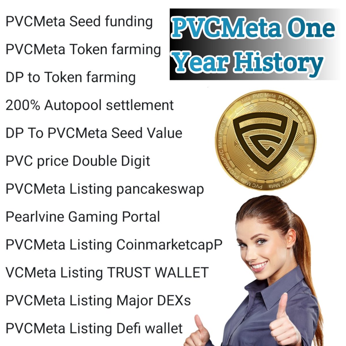 RAMESHK26185514's tweet photo. https://t.co/9agHBPhW2Y

PVCMeta One year history
PVCMeta one year milestones https://t.co/tSaqYgo9xg