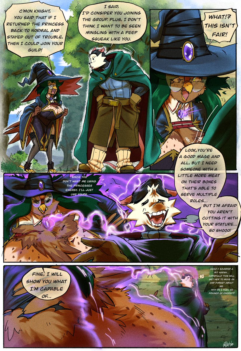 rchammer5's tweet photo. Beatrice is back and she wants to join the Knights guild! 
Let’s see if she has what it takes to win him over 🫣 https://t.co/IZEm9k1F01