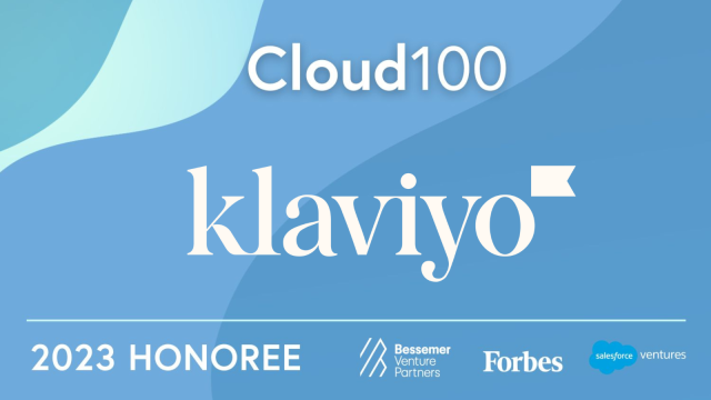 KaBloom214's tweet photo. Klaviyo is #6 on the 2023 @Forbes #Cloud100!! 🚀 🚀🚀 https://t.co/5YjeMvC5Nn https://t.co/Upv7cOmDT5 https://t.co/1kkTIwhAJP