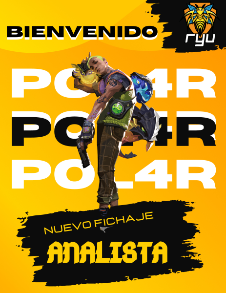 ¡¡NUEVO FICHAJE!! 👀

¡POL4R se une a RYU como analista! 🏆