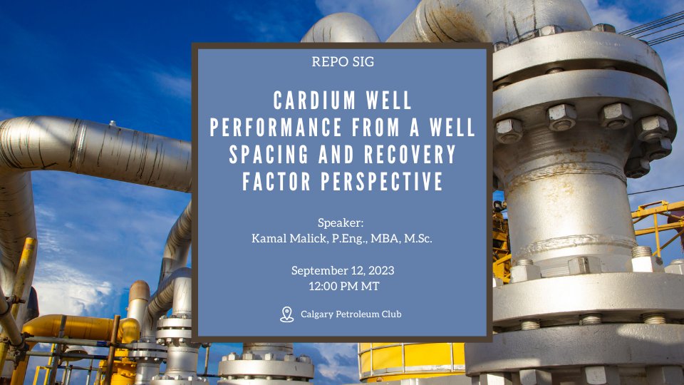specalgary's tweet image. 👋Join us for our REPO talk on Sept 12!

This presentation delves into WCSB regional and local dynamic data analysis and highlights key performance takeaways.

Register today! ➡ bit.ly/3DH4www

#SPECalgary #oilandgas #cardium #dataanalysis