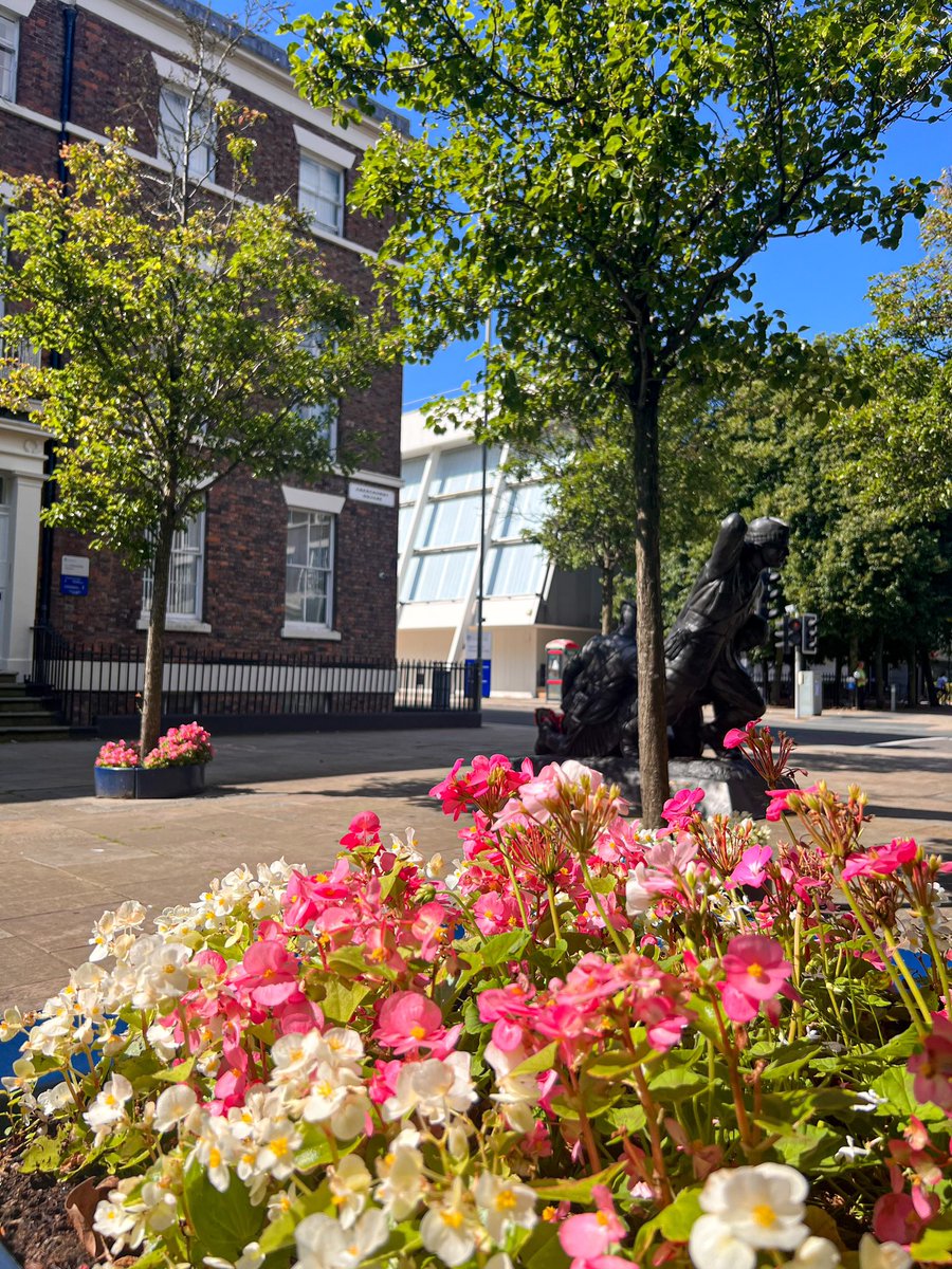 LivUni's tweet photo. Campus is looking beautiful in today’s sunshine! ☀️ https://t.co/vhILmFOLYT