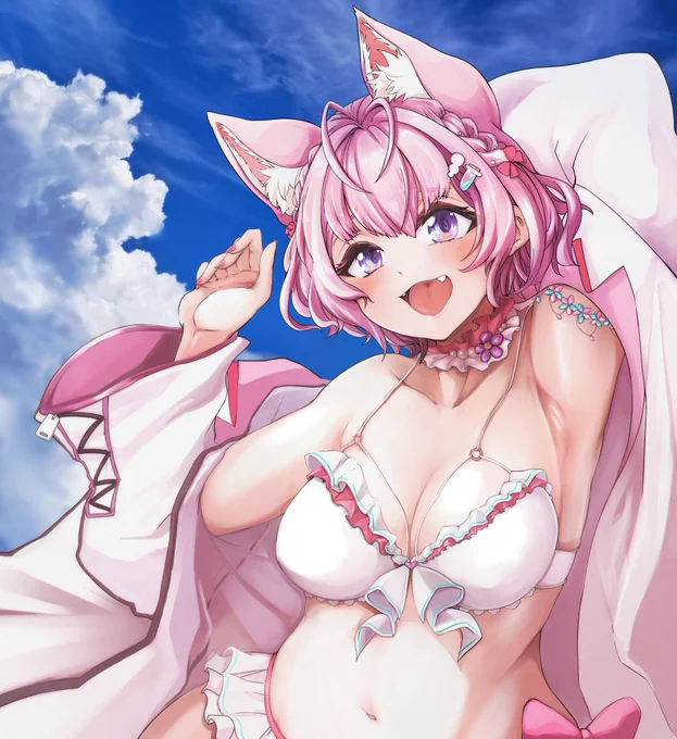 ギリギリ白衣の日…! #こよりすけっち